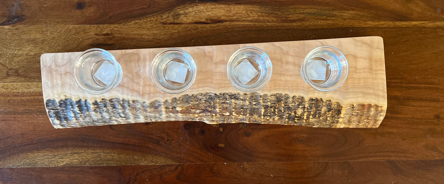 Wooden Candle Holder