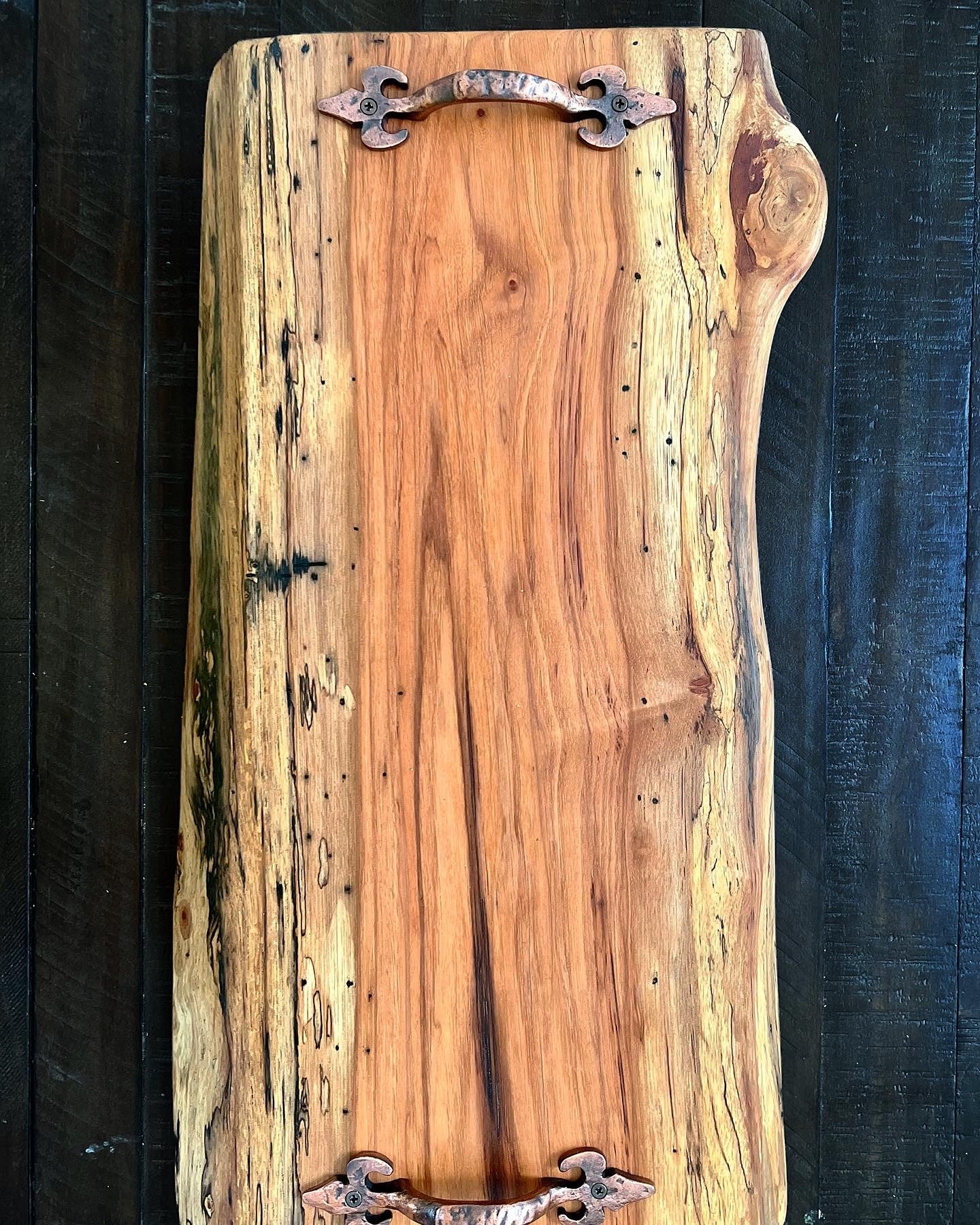 #35 Pecan Serving Tray